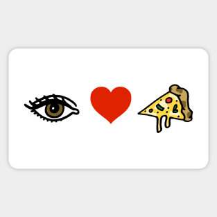 I Love Pizza Sticker